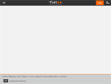 Tablet Screenshot of flatex.de